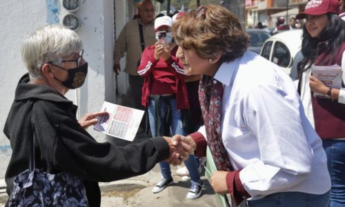 “Seguiremos caminando el Edoméx para llevar a la ciudadanía las propuestas para el cambio verdadero”: Delfina Gómez