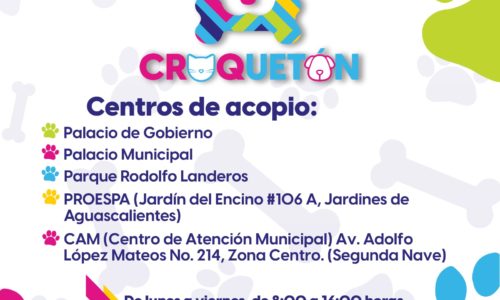 PARTICIPA EN EL PRIMER CROQUETÓN; CONOCE LOS DIFERENTES CENTROS DE ACOPIO