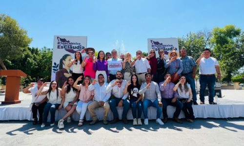Líderes políticos presentan estructura #EsClaudia en Coahuila