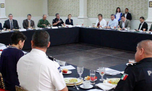 PARTICIPA EL SECRETARIO DE SEGURIDAD PÚBLICA MUNICIPAL EN LA SESIÓN DE LA LÍNEA ESTRATÉGICA DE SEGURIDAD CON EMPRESARIOS