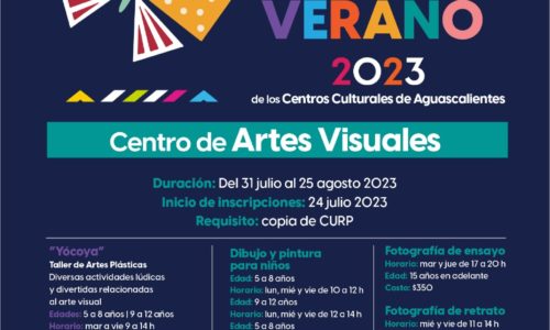 CURSOS DE VERANO 2023 CENTRO DE ARTES VISUALES