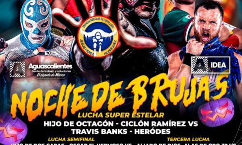 Lucha Libre “Noche de Brujas” este martes 31 de octubre