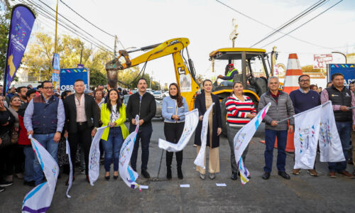 ARRANCA TERE JIMÉNEZ OBRAS DE REHABILITACIÓN CON CONCRETO HIDRÁULICO EN AV. OJOCALIENTE