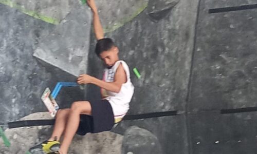 Aguascalientes participó en la disciplina de escalada