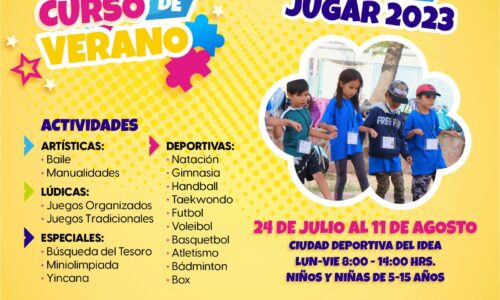 INSCRIPCIONES ABIERTAS PARA NUEVO CURSO DE VERANO EN EL IDEA