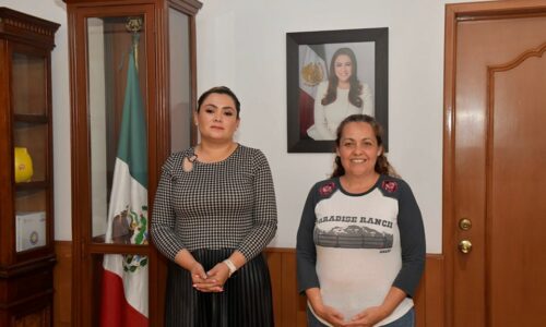 Aurora Jiménez Esquivel, sostuvo una reunión con Gabriela Aldana Oviedo, presidenta de la Fundación Caballo Amigo