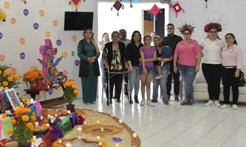 La Sra. Aurora Jiménez Esquivel, primera voluntaria del Sistema DIF Estatal, visitó el municipio de Calvillo