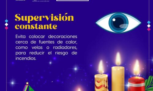 Supervisión constante estas fiestas decembrinas