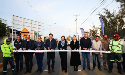 ENTREGA TERE JIMÉNEZ OBRAS DE REHABILITACIÓN DE LA CARRETERA A NORIAS DE OJOCALIENTE, CON UNA INVERSIÓN SUPERIOR A LOS 75 MILLONES DE PESOS