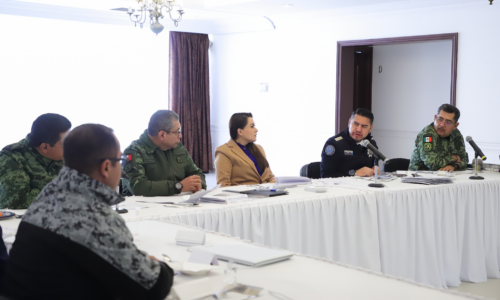 ENCABEZA TERE JIMÉNEZ REUNIÓN REGIONAL DE SEGURIDAD PARA FORTALECER EL BLINDAJE CARRETERO Y DE LA REGIÓN CENTRO-OCCIDENTE