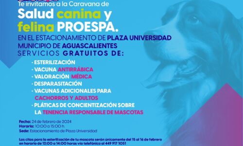 ESTE SÁBADO SE OFRECERÁN SERVICIOS VETERINARIOS GRATUITOS EN PLAZA UNIVERSIDAD