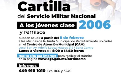 CONVOCA JUNTA MUNICIPAL DE RECLUTAMIENTO A TRAMITAR LA CARTILLA DEL SERVICIO MILITAR NACIONAL