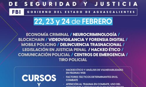 FBI PRESENTE EN EL 2° FORO INTERNACIONAL DE SEGURIDAD Y JUSTICIA EN AGUASCALIENTES