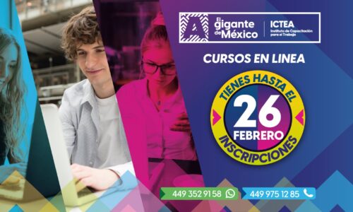 ICTEA AMPLÍA PLAZO DE INSCRIPCIÓN A CURSOS DE CAPACITACIÓN EN LÍNEA