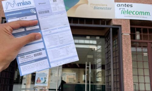 EL ESTADO DE CUENTA DE MIAA SE PODRÁ PAGAR EN FINABIEN