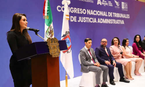 INAUGURA TERE JIMÉNEZ CONGRESO NACIONAL DE TRIBUNALES DE JUSTICIA ADMINISTRATIVA EN AGUASCALIENTES