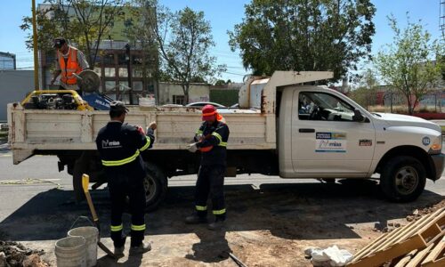 EJECUTA MIAA OBRA DE REHABILITACIÓN DE ALCANTARILLADO EN EL FRACCIONAMIENTO JARDINES DE SANTA ELENA