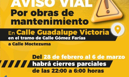 COMIENZA MUNICIPIO TRABAJOS DE REHABILITACIÓN EN LA CALLE GUADALUPE VICTORIA