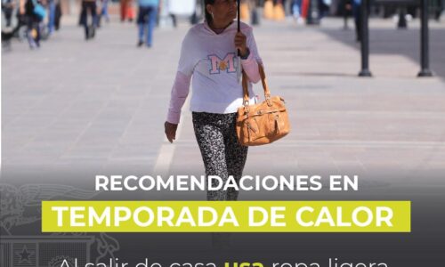 EMITE PROTECCIÓN CIVIL RECOMENDACIONES ANTE EL COMIENZO DE LA TEMPORADA DE CALOR