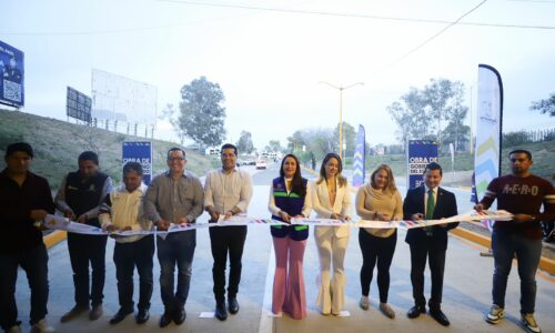 INAUGURA TERE JIMÉNEZ LA AVENIDA JOSEMARÍA ESCRIVÁ DE BALAGUER Y ANUNCIA AMPLIACIÓN DEL PUENTE DE VILLASUR