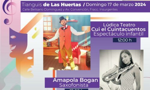 INVITA MUNICIPIO A LAS ACTIVIDADES “ME LATE EL BARRIO” EN EL TIANGUIS DE LAS HUERTAS