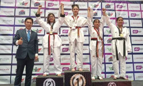 TRIUNFA DELEGACIÓN AGUASCALENTENSE EN COMPETENCIA DE TAEKWONDO ESCOLAR