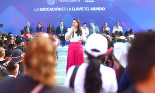 REITERA TERE JIMÉNEZ SU COMPROMISO CON LA EDUCACIÓN; ASEGURA QUE ES LA MEJOR HERENCIA PARA LA JUVENTUD