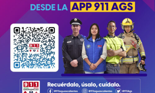 INVITA LA SSPE A LA CIUDADANÍA A INSTALAR LA APLICACIÓN 911 AGS