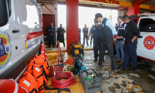 LEO MONTAÑEZ PERMANECE ATENTO Y CERCANO A LA CIUDADANÍA ANTE LAS PRIMERAS LLUVIAS