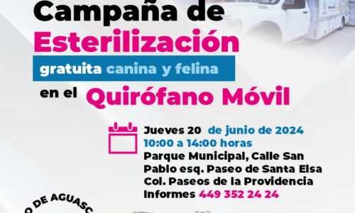 ANUNCIA MUNICIPIO ÚLTIMAS ESTERILIZACIONES DE JUNIO EN EL QUIRÓFANO VETERINARIO MÓVIL