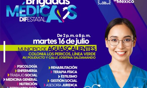 DIF ESTATAL ANUNCIA BRIGADA DE SERVICIOS MÉDICOS GRATUITOS ESTE MARTES EN LOS PERICOS