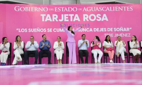 CON LA TARJETA ROSA APOYAMOS A LAS MUJERES QUE TRABAJAN A FAVOR DE SU COMUNIDAD: TERE JIMÉNEZ