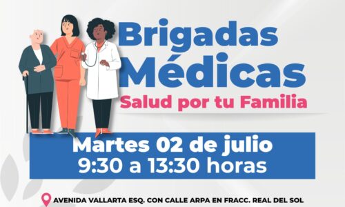 DIF MUNICIPAL CONTINÚA CON BRIGADAS MÉDICAS DURANTE JULIO