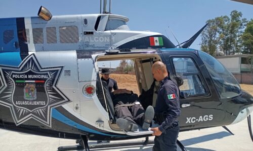 CAPACITAN AL GRUPO DE OPERACIONES ÁREAS DE LA POLICÍA MUNICIPAL EN EVACUACIÓN AEROMÉDICA DE PERSONAS LESIONADAS