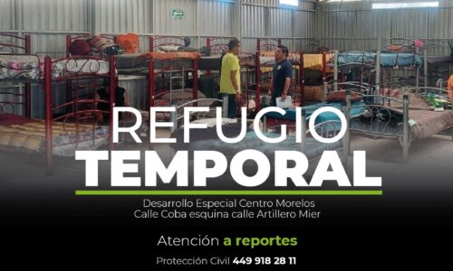 PROTECCIÓN CIVIL MUNICIPAL MANTIENE ACTIVO REFUGIO TEMPORAL PARA ATENDER A PERSONAS EN SITUACIÓN DE CALLE