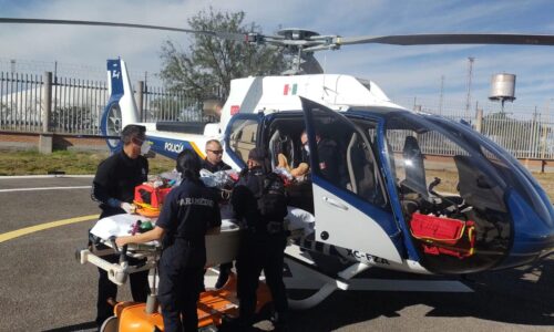 FUERZA 1 Y HALCÓN 1, ADEMÁS DE REFORZAR LA SEGURIDAD EN EL ESTADO, SALVAN VIDAS