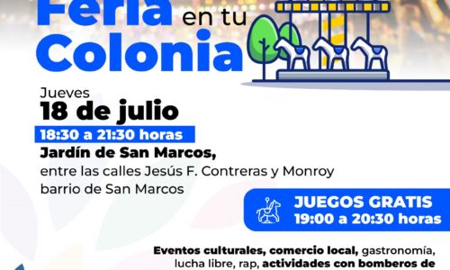 MUNICIPIO DE AGUASCALIENTES LLEVA EL PROGRAMA “FERIA EN TU COLONIA” AL BARRIO DE SAN MARCOS