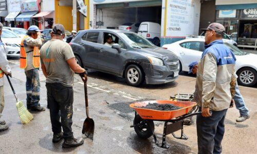 TRAS LLUVIAS, MUNICIPIO CONTINÚA CON ACCIONES DE LIMPIEZA EN DIFERENTES PUNTOS DE LA CIUDAD