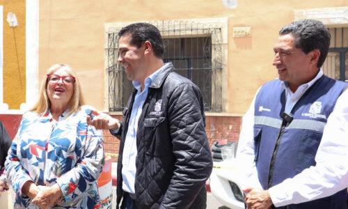 ENCABEZA LEO MONTAÑEZ ARRANQUE DE REHABILITACIÓN DEL JARDÍN DE NIÑOS “VICENTA TRUJILLO”