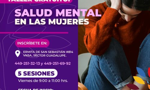 INVITA MUNICIPIO DE AGUASCALIENTES A PARTICIPAR EN TALLERES PARA MUJERES