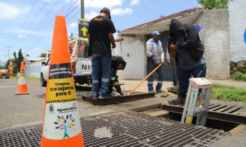 MANTIENE MUNICIPIO LABORES INTENSIVAS DE DESMALEZADO Y BACHEO EN DIVERSOS PUNTOS DE LA CIUDAD