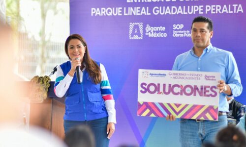 INAUGURA TERE JIMÉNEZ EL PARQUE LINEAL “GUADALUPE PERALTA”; SE INVIRTIERON MÁS DE 30 MILLONES DE PESOS