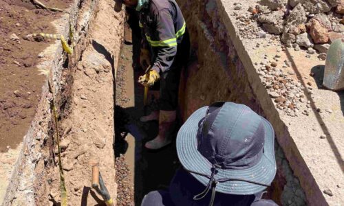 HABITANTES DE LA COLONIA SAN LUIS CONTARÁN CON UNA MEJOR RED DE ALCANTARILLADO SANITARIO