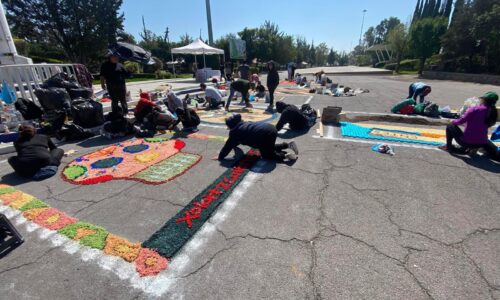 HABRÁ CONCURSO DE TAPETES DE ASERRÍN POR EL DÍA DE MUERTOS EN EL PARQUE RODOLFO LANDEROS