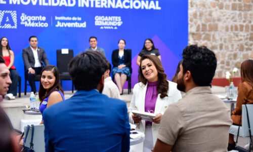 CON LAS BECAS DE MOVILIDAD, JÓVENES DE AGUASCALIENTES TIENEN LA OPORTUNIDAD DE VIAJAR A MÁS DE 70 PAÍSES: TERE JIMÉNEZ