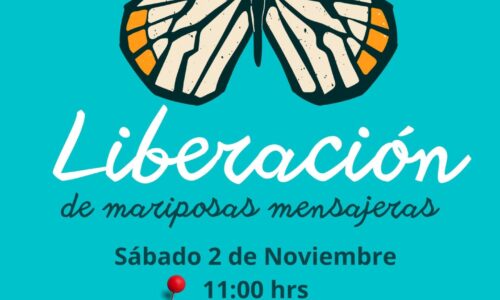 INVITA MUNICIPIO A CONMEMORAR EL DÍA DE MUERTOS CON ACTIVIDAD DE LIBERACIÓN DE MARIPOSAS MENSAJERAS