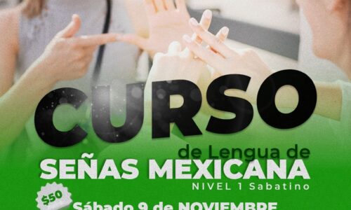 IMPARTIRÁ DIF MUNICIPAL NUEVO CURSO SABATINO DE LENGUA DE SEÑAS MEXICANA NIVEL 1