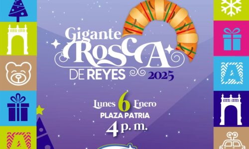 TE ESPERAMOS ESTE 6 DE ENERO EN EL CENTRO DE LA CIUDAD PARA DISFRUTAR LA TRADICIONAL GIGANTE ROSCA DE REYES